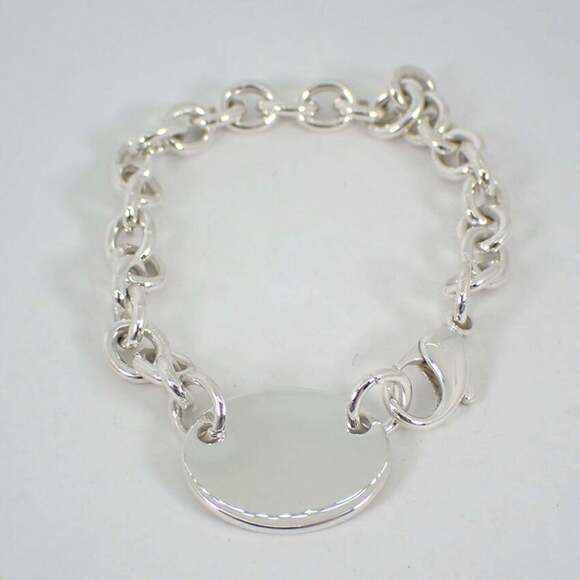 TIFFANY Authentic Silver Charm Bracelet - Picture 7 of 8